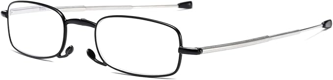 Folding Reading Glasses for Men Women, Keychain Compact Readers Blue Light Portable Pocket Eyeglasses