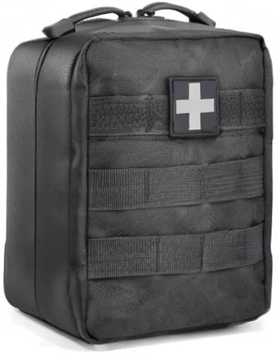 First Aid Pouch Empty Small, Tactical Molle EMT Pouch Compact Medical IFAK Rip Away Untility Bag Pouches