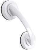 Suction Grab Bar, Portable Suction Handle Bar Suction Grip Bar for Window Door Drawer Cabinet Mini Fridge Grab Puller (White)