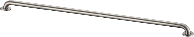 Stardrix 54-Inch ADA Compliant Grab Bar, 1.5" Diameter, Concealed Mounting Flanges, Handicap Friendly, Commercial & Residential Bathrooms, Brushed Stainless Steel