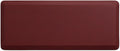 NewLife by GelPro Anti-Fatigue Designer Comfort Kitchen Floor Mat, 20x48”, Grasscloth Crimson Stain Resistant Surface with 3/4” Thick Ergo-Foam Core for Health and Wellness