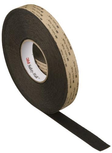 3M Safety-Walk Heavy Duty Anti Slip Tape, 2 in x 60 ft, Black Slip-Resistant Tread for Stairs, Steps, Ladders - Adheres Without Wrinkling, Curling or Lifting, Easy Application, 2-Pack