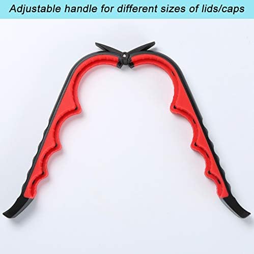 Jar Opener Bottle Opener and Ring Pull Can opener for Seniors, Arthritis Hands and Anyone with Low Strength, Arthritis Jar Openers Get Lids Off Easily