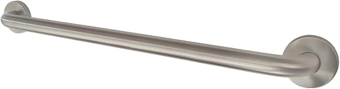 Kingston Brass DR114248 Americana 24-Inch x 1-1/4-Inch O.D. Stainless Steel Decorative Grab Bar in Brushed Nickel