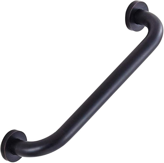 ELLO&ALLO Oil Rubbed Bronze Bathroom Shower Grab Bar, Home Care Bath Handrail (12 Inch)