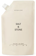 Salt & Stone Body Wash with Antioxidants for Deep Moisture | For Women & Men, Sulfate, Paraben, & Dye Free, Leaving Skin Soft and Hydrated | Saffron & Cedar Refill 32 fl oz