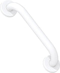 ROTHLEY 12 Inch Grab Bar for Bathtubs and Showers: Stainless Steel Shower Grab Bar Wall Mounted Shower Handle with Concealed Screws for Handicapped Elderly and Seniors (Matte White)
