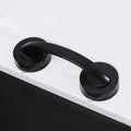 Strong Suction Cup Door Handle, Glass Door Handle, Refrigerator, Drawer, Bathroom, Suction Cup armrest, Bathtub Shower Handle, Kitchen Drawer Cabinet Handle ((Black Large))