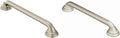 Moen Brushed Nickel 16-Inch & 24-Inch Bathroom Safety Designer Shower Grab Bars