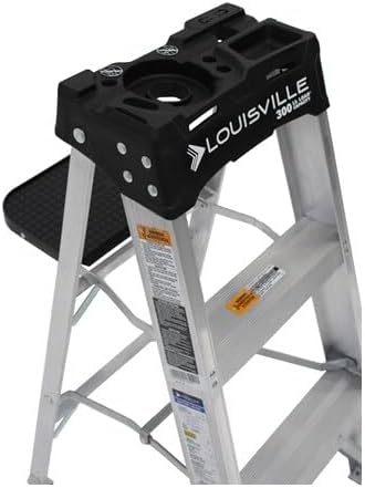 Louisville Ladder 8-Foot Aluminum Step Ladder, 300-Pound Load Capacity, Type IA, AS3008