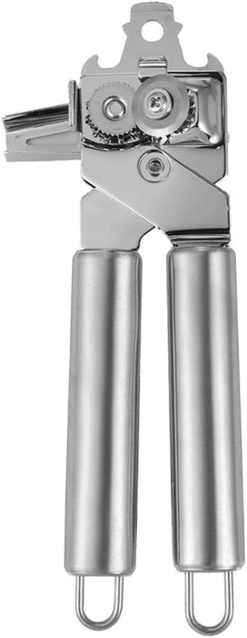 TIDTALEO Multi-Function Stainless Steel Can Opener and Smooth Edge Bottle Opener Portable Three-In-One for Seniors Professional Food Safety Kitchen Gadget for Home Use