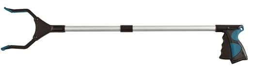 Medline Reacher Grabber Tool, 31", Lightweight Platinum (Pack of 6)