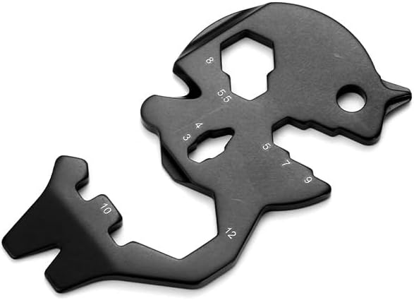 Multitool Wallet Tool Beer Bottle Opener with Pry Bar Flat & Philips Screw driver Phone Stand Credit Card Sized