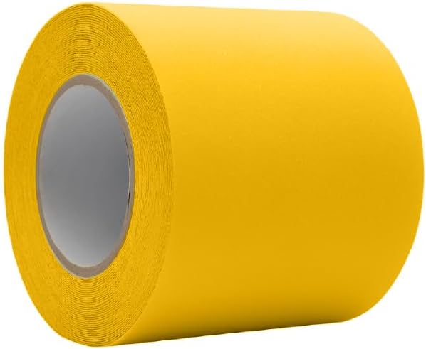 WOD Heavy Duty Anti Slip Tape Yellow - 4 inch x 60 ft. Non Skid Treads Weather Proof Indoor/Outdoor Traction Tape for No Slip Stairs ASTC32