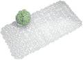 Pebble Non-Slip Suction Bath Mat for Shower, Bathtub - Clear