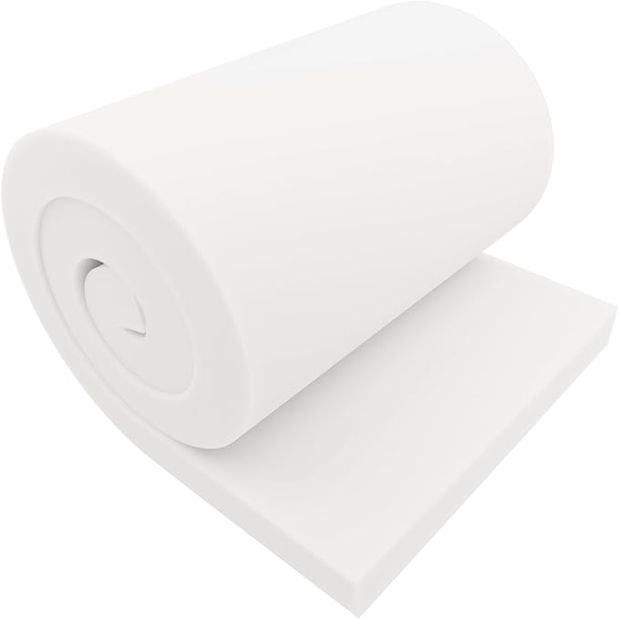 GoTo Foam 2" Height x 24" Width x 72" Length 36ILD (Semi-Firm) Upholstery Cushion Made in USA