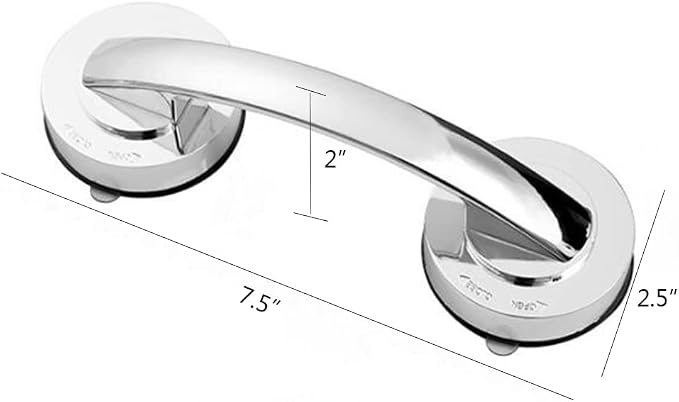 KAFENDA Strong Suction Cup Handle is Suitable for Glass Doors and Windows, as Well as cabinets. It Features a Seamless Installation, is Washable, and can be reused