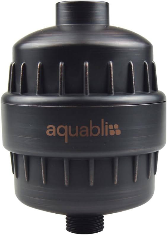 AquaBliss High Output Revitalizing Shower Filter - Reduces Dry Itchy Skin, Dandruff, Eczema, and Dramatically Improves The Condition of Your Skin, Hair and Nails - Oil Rubbed Bronze (SF100-ORB)