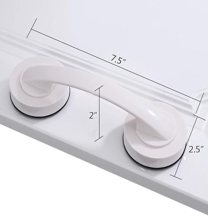 KAFENDA Strong Suction Cup Handle is Suitable for Glass Doors and Windows, as Well as cabinets. It Features a Seamless Installation, is Washable, and can be reused