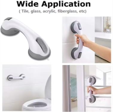 Generic Portable Suction Grab Bar Handle for Bathroom Safety, Easy Installation, No Tools Required