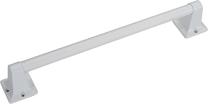 Joyrain Stainless Steel Bathroom Grab Bar for Elderly - Safety Rail & Towel Rack Dual Function, 9/16/24 Inch Anti-Slip Handle for Shower/Toilet/Tub (White, 24 inch)