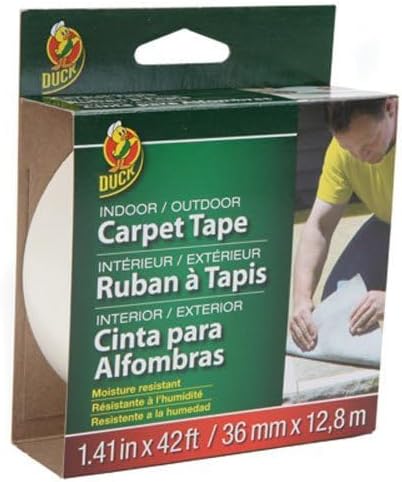 Duck Carpet Tape 1-13/32"X42' (Pkg of 10)