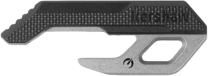 Kershaw Nacho Bottle Opener, 2 inches, Stainless Steel, Key Ring (8825)