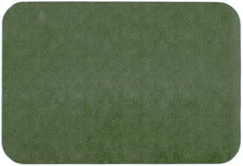 TYUU Bathroom Mat Quick Dry, Bathroom Rugs Non Slip Washable Thin Absorbent Bath Mat Fits Under Door Bathroom Floor Mat Perfect for Bath, Shower, or Sink 16"x24" Sage Green