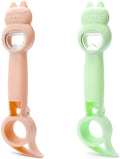 4-in-1 Multi Function Can Opener and Bottle Opener Set, Kitchen Tool for Jars and Bottles, Arthritis Friendly, 2 Pack (2)