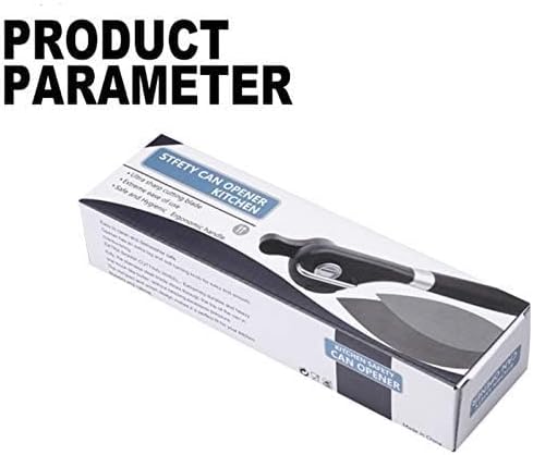 Phmnkl Safety Side Cut Manual Can Opener for Seniors & Arthritis, Smooth Edge No Sharp Lid, Ergonomic Soft Grip, Food Grade Stainless Steel, Easy to Use Kitchen Can Opener