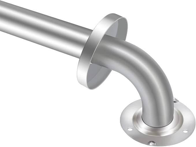 18 Inch Shower Grab Bar 2 Pack, 18" L x 1.25" D Brushed Nickel All-Welded Stainless Steel, ADA Safety Shower Handle for Bathroom,Stairway,Anti-Slip Grab Bars for Elderly,Handicap,Pregnant