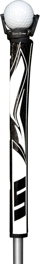 SuperStroke Golf Ball Pick Up Tool, Effortless Integration with Your Grip Setup, Built to Withstand Frequent On-Course use, Black
