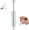 GEMQUEEN Piercing Taper Ball Grabber Tool for Changing Jewelry - 14G 16G 18G 20G Stainless Steel Flat Back Earrings Applicator Tool Threadless Insertion Pin Thread Body Piercing Kit for Ear Nose Lip