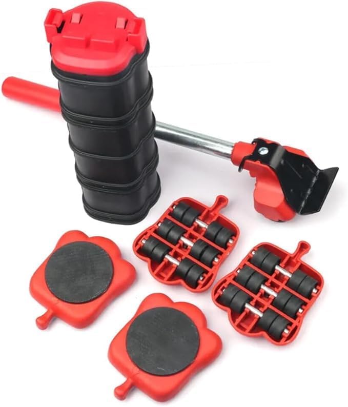 X11LUX - Furniture Moving & Lifting Tool Set, 360° Swivel Wheels, Lifter for Bed, Sofa, Heavy Appliances, Home & Professional Use, Supports Upto 600 lbs - 13 Piece Set