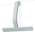 dancemoon JustHang Shower Squeegee for Glass Doors, All-One-Piece Award-Winning Silicone Squeegee with Built-in Hook for Bathroom, Window, Mirror, Tile Wall,Car, Streak-Free Cleaner,10-Inch Sage Green