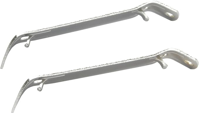Chef Craft Select Durable Plated Iron Bottle Opener, 4.5 inches in length 2 piece set, Gray