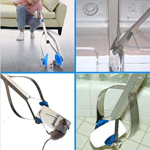 ArcMate 32" EZ Reacher Deluxe Locking Indoor Reacher Grabber, 5-lb. Pickup Capacity & ArcMate 40" EZ Reacher Suction Cup Reacher for Indoor/Outdoor Use, Pack of 2 Reachers