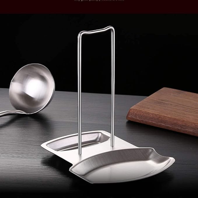 Pan Lid Holder Progressive Lid and Spoon Rest Shelf 304 Stainless Steel Pan Lid Organizer Kitchen Decor Tool