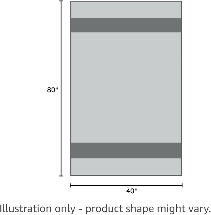 Cotton Paradise 100% Cotton Turkish Towel, Soft Absorbent Quick Dry, 40x80 Oversized Bath Sheet Towel, Silver Grey