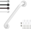 12 Inch Grab Bars for Wall White, Safety Shower Grab Bars for Seniors Elderly Handicapped, Handicap Grab Bars for Shower with Concealed Screws, Tesuchan