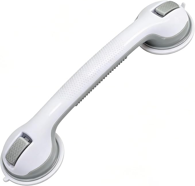 Grab Bars for Shower Handle Shower Grab Bars for Seniors Safety 2 Pcs 16.22 Inch Elderly Suction Cup Bathtubs and Showers Toilet Handles for Elderly Safety Walls Bathroom Tub Handles Hand Rail