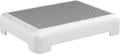 Mobility One Step Stool for Adult Elderly, Non-Slip Heavy Duty Indoor Outdoor Step Platform Assistive Device, Portable Riser for Car, Bed, Door, Stair, Bathroom, Black-Gray, White-Gray