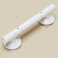 Suction Cup Grab Bar for Shower, 240 LB Capacity, No Drill Safety Handle for Bathroom, 13.78 Inch, White