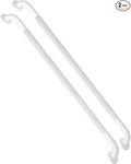 2 Pack 36 Inch Anti Slip Shower Grab Bar Oil Rubbed White 1.25" Diameter,Munzong Bathroom Grab Bar, Knurled Bathroom Balance Bar,Safety Hand Rail Support Handicap Elderly Senior Assist Bath Handle