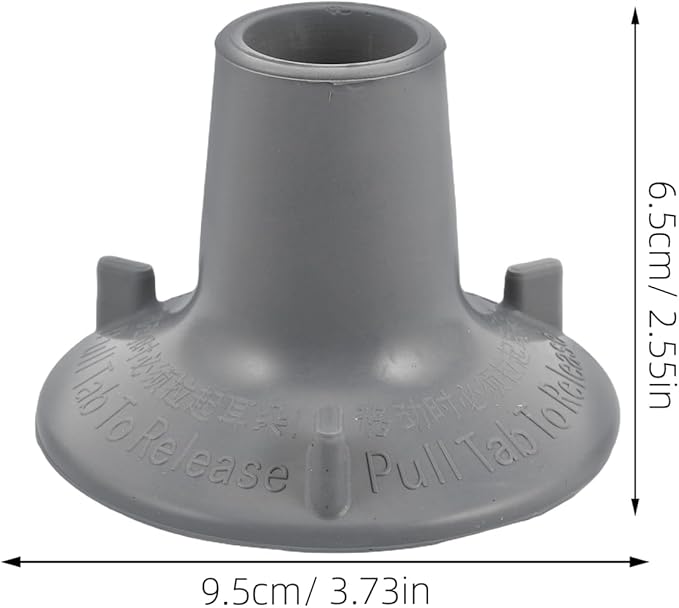 Large Suction Cup Feet Replacement for Toilet Handrail Mat Non Slip Cushioned Foot Pads Bathroom Safety Shower Chair Accessories 3.74X3.74X2.55In