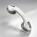 Suction Grab Bars for Shower, Safety Handle Support for Bathroom (1, Gray, 12in)
