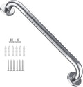 16 Inch Anti Slip Shower Grab Bar, Munzong Stainless Steel Bathroom Grab Bar, Satin Brushed Nickel Knurled Bathroom Balance Bar,Safety Hand Rail Support Handicap Elderly Senior Assist Bath Handle