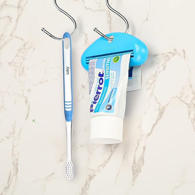 LoveInUsa Toothpaste Tube Squeezer Dispenser, Hanging Toothpaste Clips Holder Rolling Holder Squeezer 4 Pack