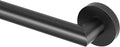 Gatco 960MX Glam 12" L Grab Bar, Matte Black/ADA Compliant Stainless Steel Safety Grab Bar for Bathroom