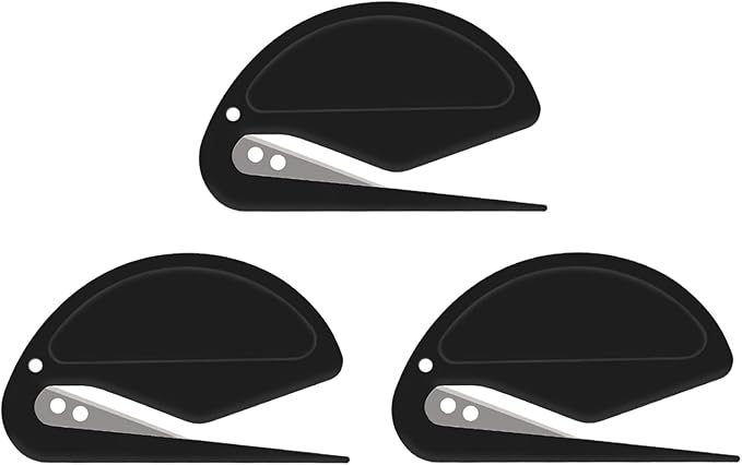 3 Pack Letter Opener Envelope Slitter – Envelope Opener with Safety Concealed Sharp Blade Neatly Opened Without Damage.Mail Opener for Women Men,Office Worker,Graduate Students,Home,Office,Postal